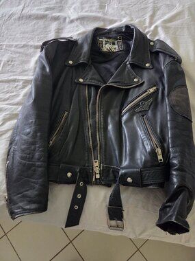 Motorcycle Leather Jacket Unisex